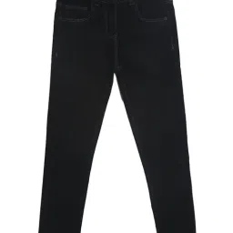 Tales & Stories Kids Black Solid Jeans-image-91