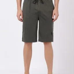 Jockey 9426 Dark Grey Super Combed Cotton Rich Shorts with Side Pocket-image-89