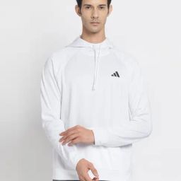 Adidas White GG SL 3SHD Hoodie-image-31