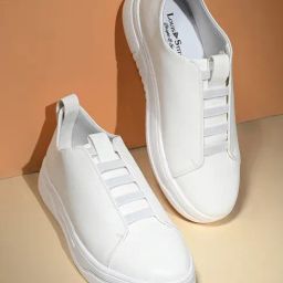 Louis Stitch Men White Sneakers-image-59