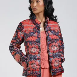 Label Ritu Kumar Multicolor Printed Jacket-picture-25