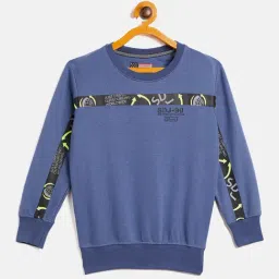 Duke Kids Blue Solid Full Sleeves Sweatshirt-picture-24
