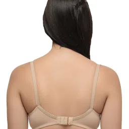 Inner Sense Beige & White Full Coverage Bra - Pack of 3 image 2