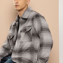 INVICTUS Long Sleeves Checked Regular Shacket image 1