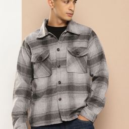 INVICTUS Long Sleeves Checked Regular Shacket image 3