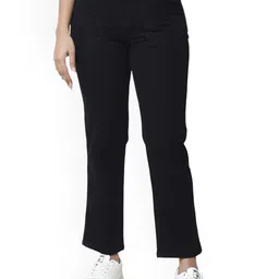 God's Club Women Comfort Straight Fit Mid-Rise Jeans-picture-8
