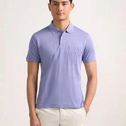 Arrow Purple Cotton Regular Fit Polo T-Shirt-picture-33
