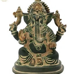 Exotic India Green Religious Idol Showpiece-picture-47