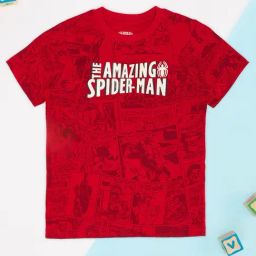 Pantaloons Junior Boys Red T-Shirt-picture-37