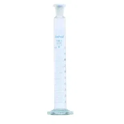 Biohall 2000 ml Class B Mixing Cylinder with Round Base and Glass Stopper, 141.222.09-24