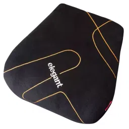 Elegant Memory Foam Slim Full Back Support Car Pillow Black-image-98