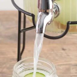 Kilner Silver Stainless Steel Drinks Dispenser Tap-image-5