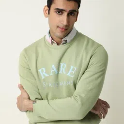Rare Rabbit Green Cotton Relaxed Fit Printed Sweatshirt-picture-43