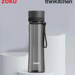 Zoku Grey Polypropylene Water Bottle (0.6 L)-image-26