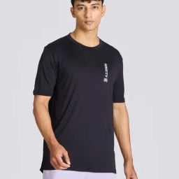 Domyos By Decathlon Black Regular Fit Printed T-Shirt-image-31