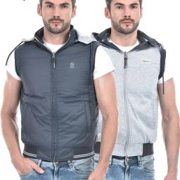 Integriti Navy & Light Grey Regular Fit Reversible Jacket-picture-22