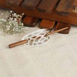 Teejh Aisha Silver Lossy Bun Stick-21