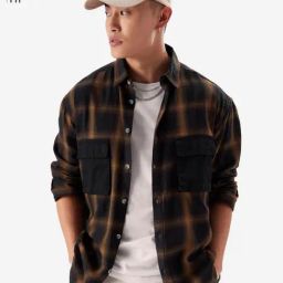 The Souled Store Multi Cotton Relaxed Fit Checked Casual Shirts-image-39