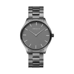OBAKU V260GXUUSU Tang Ash Analog Watch for Men-image-62