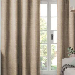 Myntra Elegant Homes Brown Set of 2 Black Out Door Curtain-image-68