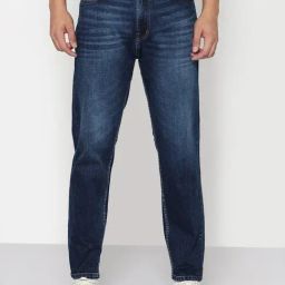 Showoff Navy Blue Relaxed Fit Jeans-image-19