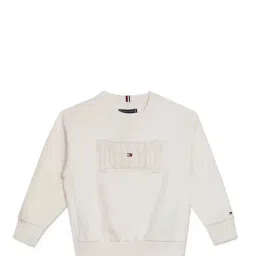 Tommy Hilfiger Kids Beige Embroidery Sweatshirt-picture-46