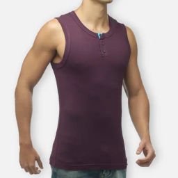 Zoiro Purple Regular Fit Vest-image-94