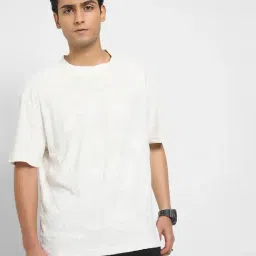 Street 808 By Pantaloons White Boxy Fit Printed Sports T-Shirt-picture-43