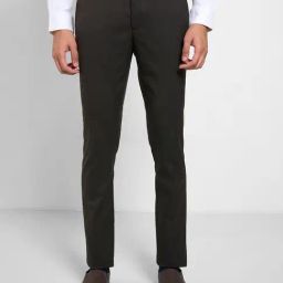 Peregrine By Pantaloons Brown Regular Fit Trousers-image-68