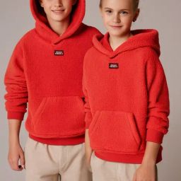 Cherry Crumble By Nitt Hyman Unisex Red Loose Fit Sweatshirt-image-50