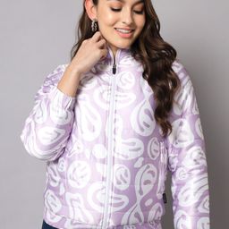 The Dry State Women Lavender Puffer Jacket-image-35