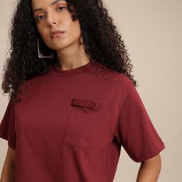 The Roadster Life Co. Solid T-shirt with Pocket Detail-image-89