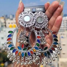 Dev Fashion Contemporary Chandbalis Earrings-29