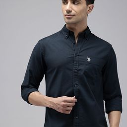 U.S. Polo Assn. Tailored Fit Button-Down Collar Casual Shirt-image-44