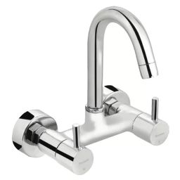 Parryware Sink Mixer Agate Pro Silver Chrome Finish, G3335A1GJ-33