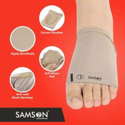 Samson Arch Support with Silicon Pad (Pair) Universal, FC-4014 image 2