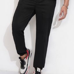 HIGHLANDER Men Slim Fit Joggers Trousers-image-122