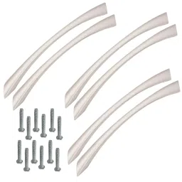Atom CH-WE212-SS-10-106 254 mm(10 Inch) Zinc SS Finish Cabinet Pull Handle (Pack of 6)-picture-45