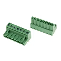 RS PRO 7 Way Pluggable Terminal Block 5 mm Pitch Screw Termination, 8744717-13