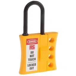 RS PRO 4-Lock Nylon Lockout Electrical Hasp, 6mm Shackle Model No 8625165-image-31