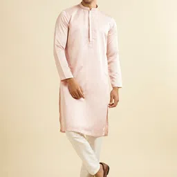 Manyavar Men Embroidered Regular Beads and Stones Kurta with Pyjamas-picture-13