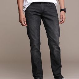 WROGN Men Slim Fit Light Fade Stretchable Jeans-picture-8