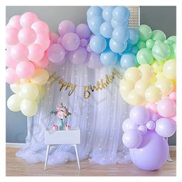 Bubble Trouble Rainbow theme birthday backdrop decoration for boys & girls With net & Fairy LED Light Pack of 59-image-43