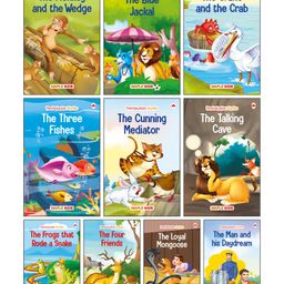Panchatantra Story Books for Kids Illustrated Set of 10 Books - English-14