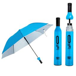 Muren Bottle Shape Mini Compact Portable & Foldable Umbrella-Blue-picture-13