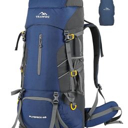 TRAWOC FLYSPECK 65L Trekking & Travel Backpack with Shoe Compartment MHK001 3 Year Warranty Navy Blue-image-102