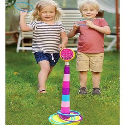 MUREN Stacking Ring Toss Throw Game Multicolor- 19 Pieces image 2