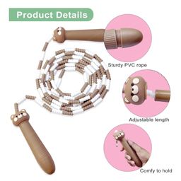 FunBlast Bear Shaped Adjustable Skipping Rope for Kids image 2