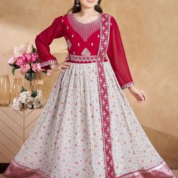 HERE&NOW Embellished Georgette Maxi Dress-picture-25