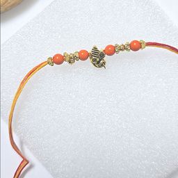 Maansh Artificial Beaded Thread Rakhi With Roli Chawal-image-14